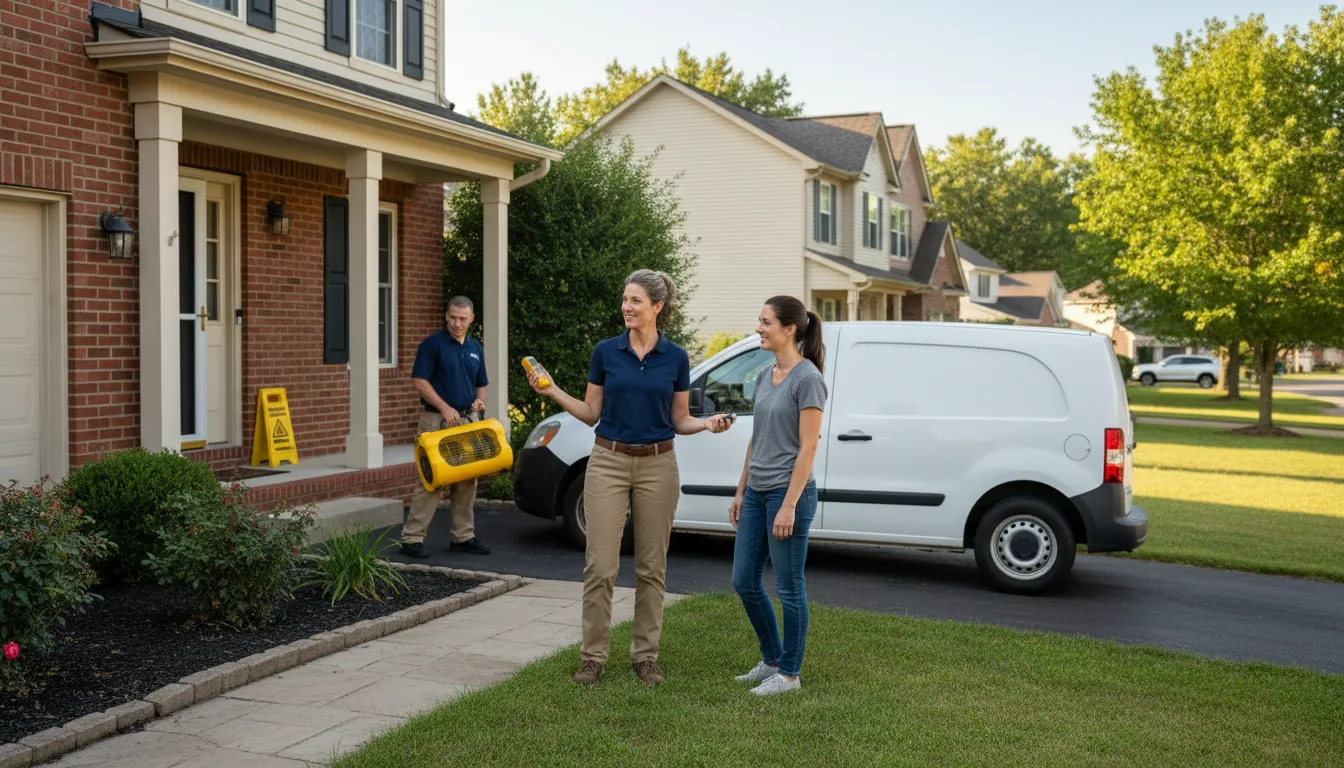 Residential water damage restoration in Mellenville, NY